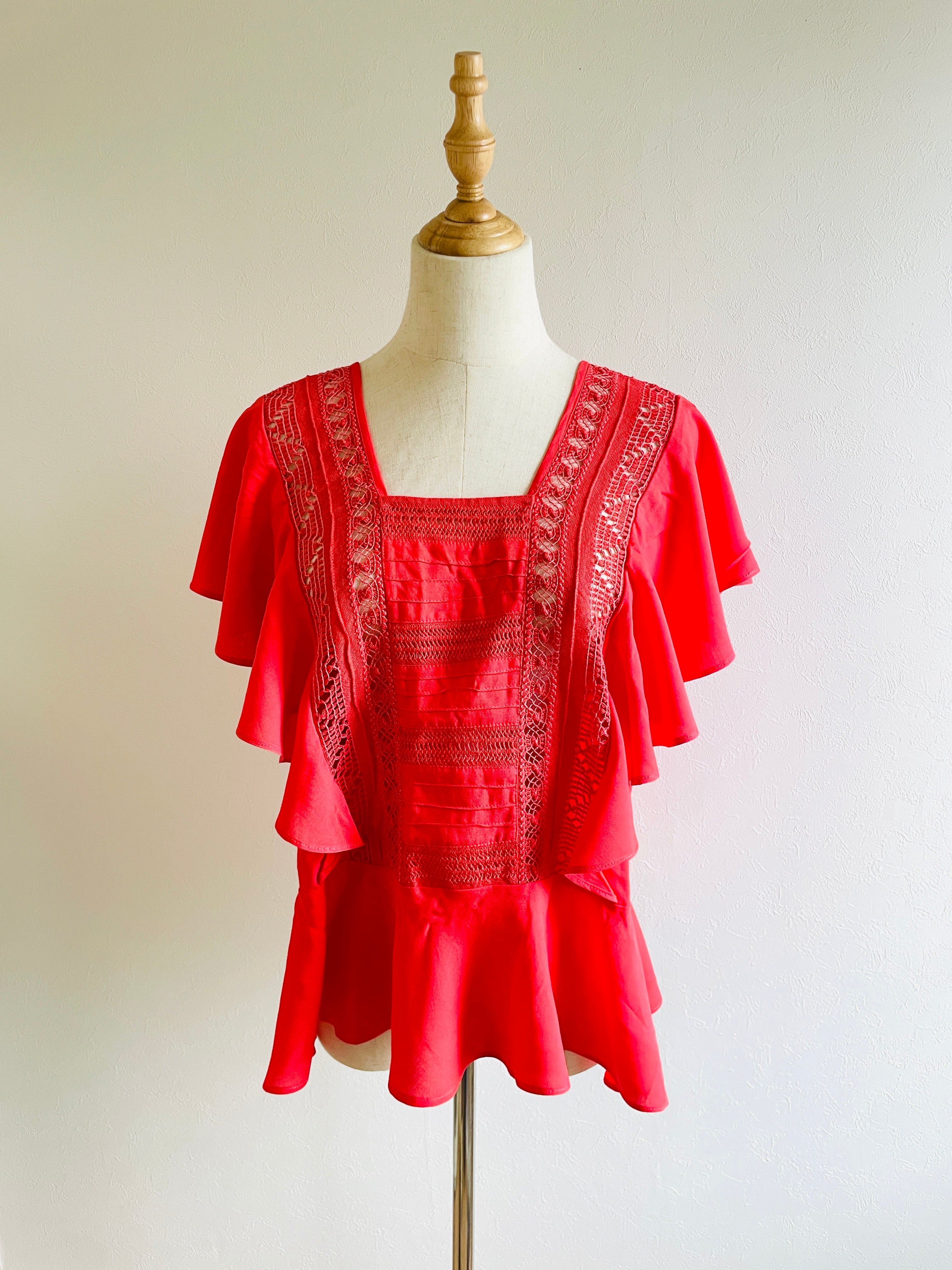 Blusa Sabrina | アオポイのフリルブラウス