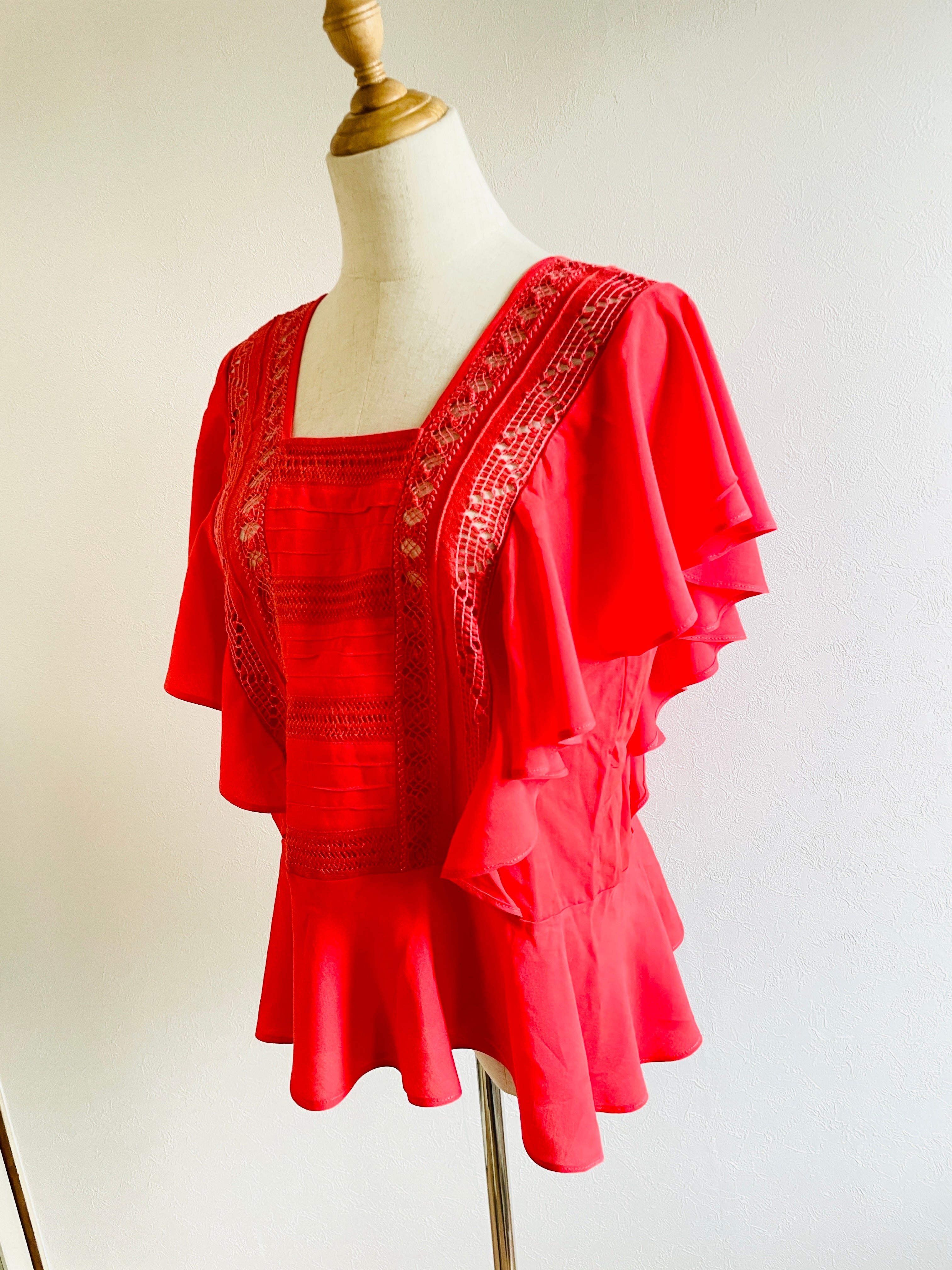 Blusa Sabrina | アオポイのフリルブラウス