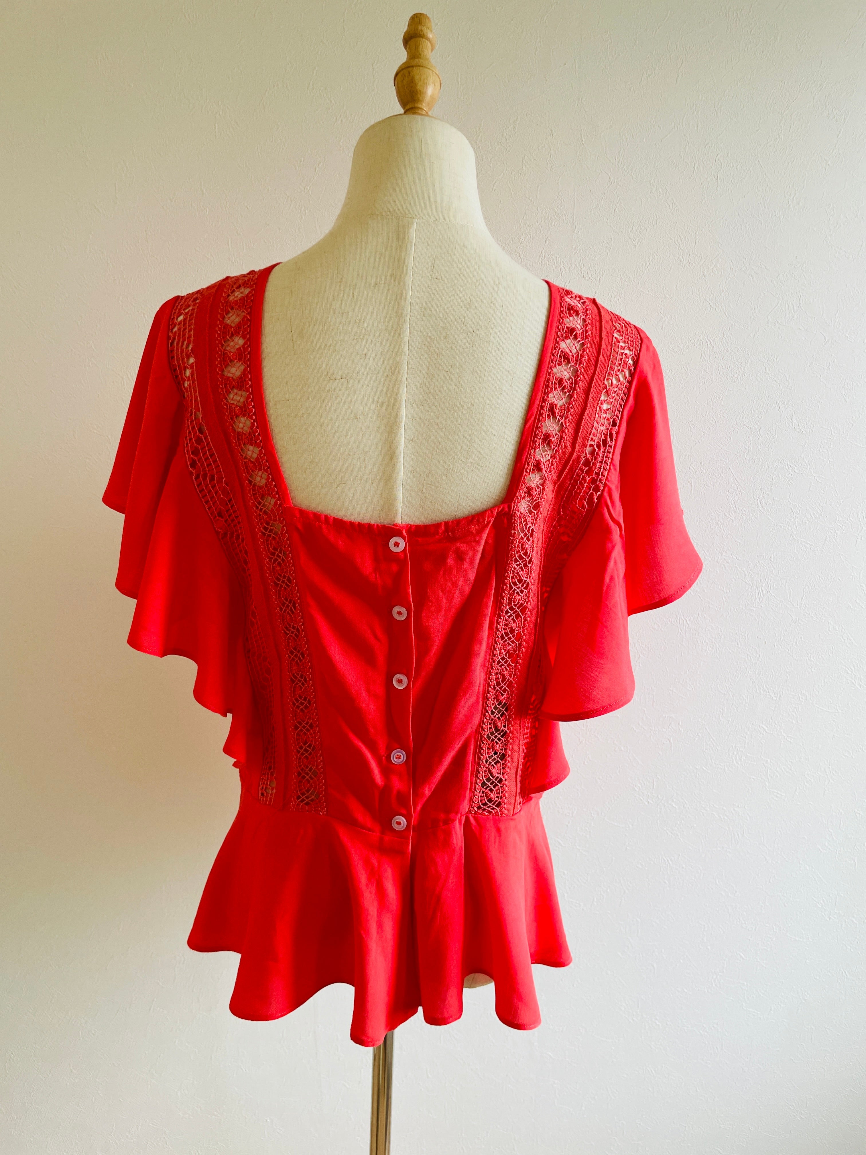 Blusa Sabrina | アオポイのフリルブラウス