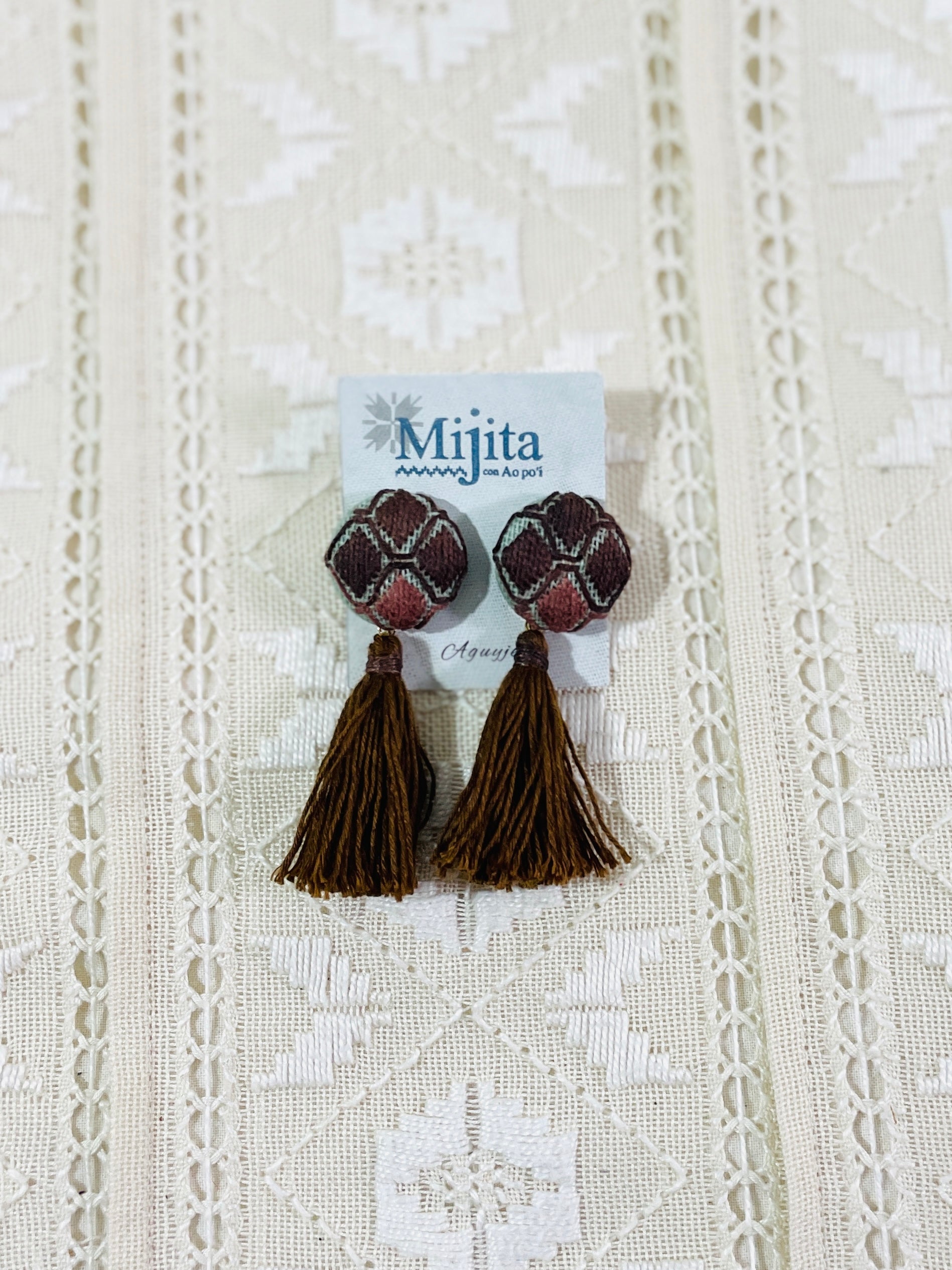 Rombo | 菱形の2wayピアス/イヤリング