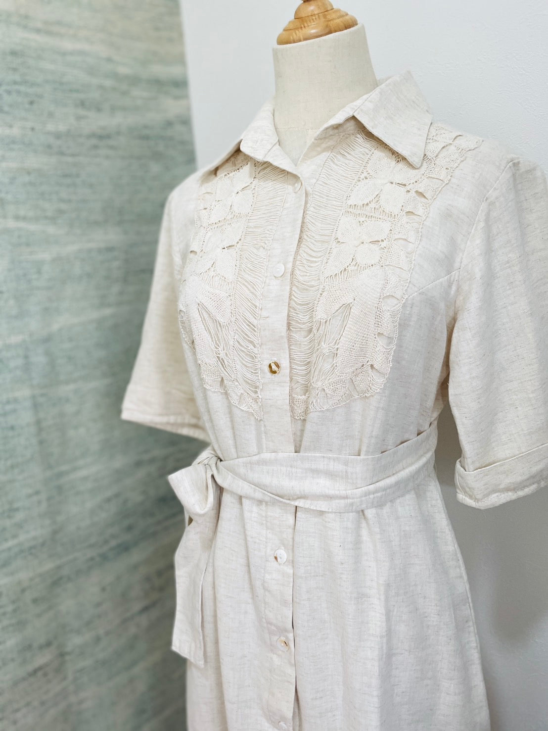 ニャンドゥティのシャツワンピース