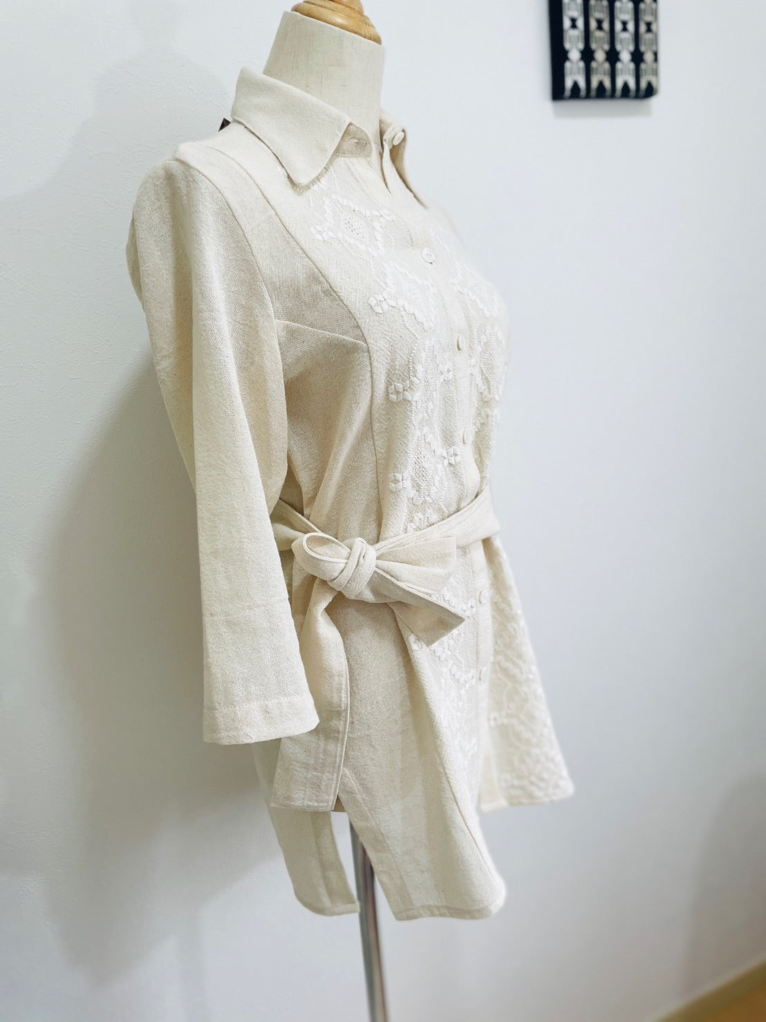 アオポイシャツブラウス