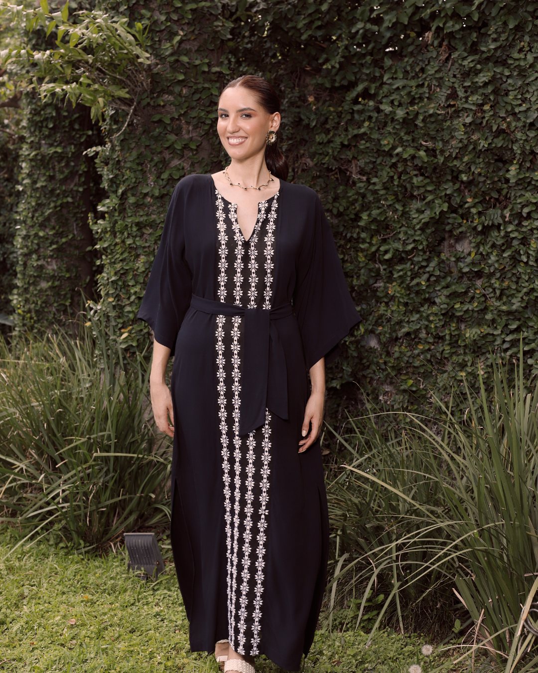 アオポイのロングドレス