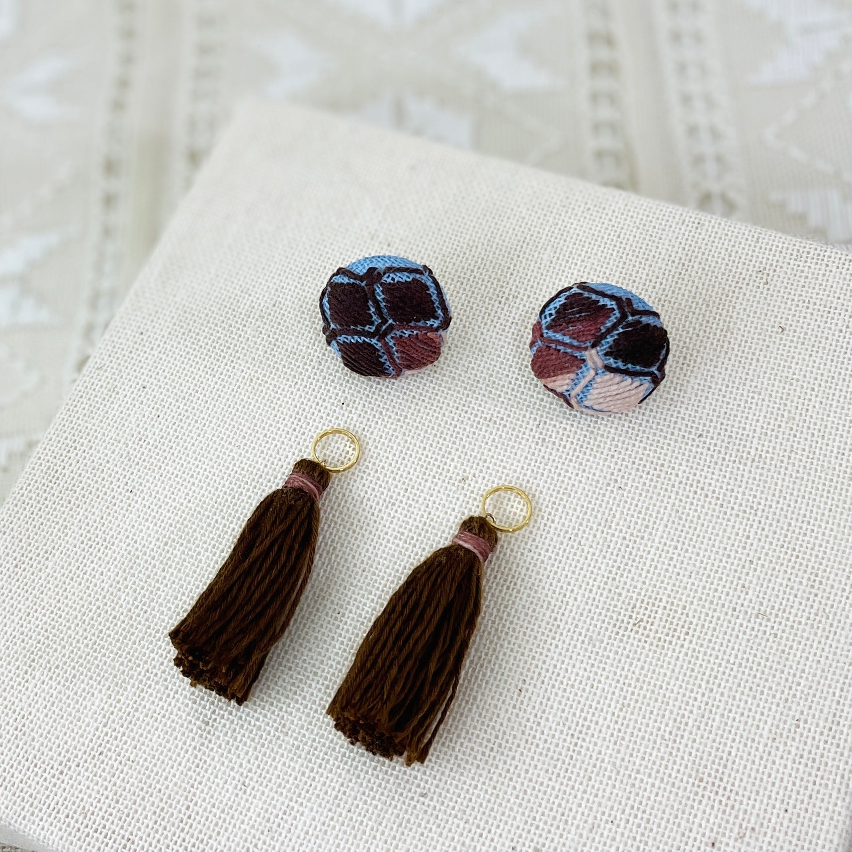 Rombo | 菱形の2wayピアス/イヤリング