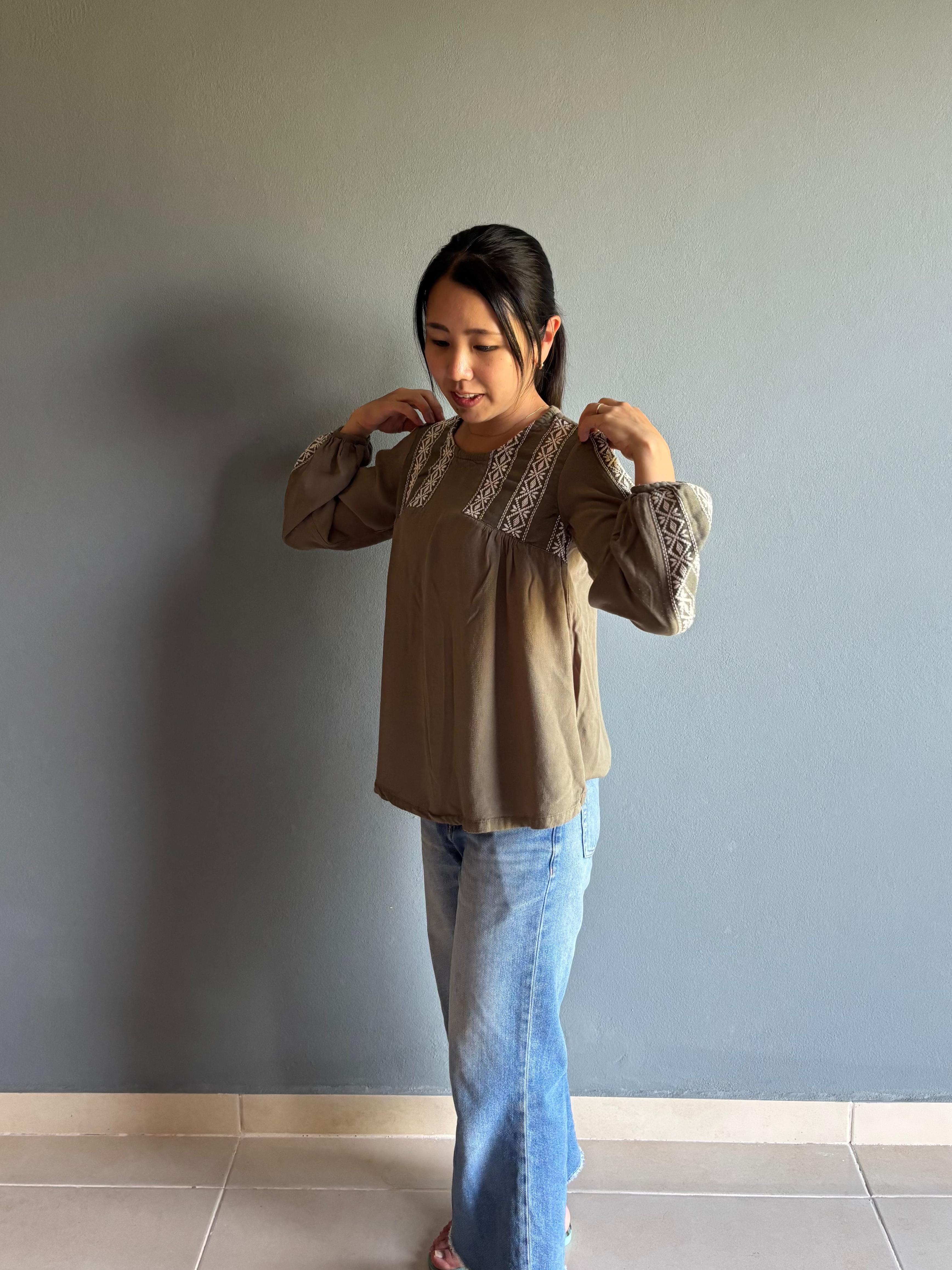 Túnica de ao po´i | 木漏れ日アオポイチュニック