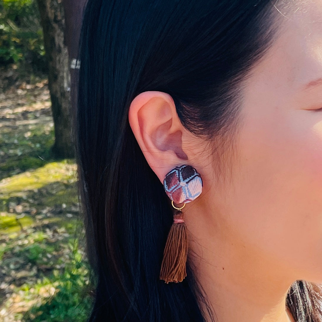 Rombo | 菱形の2wayピアス/イヤリング