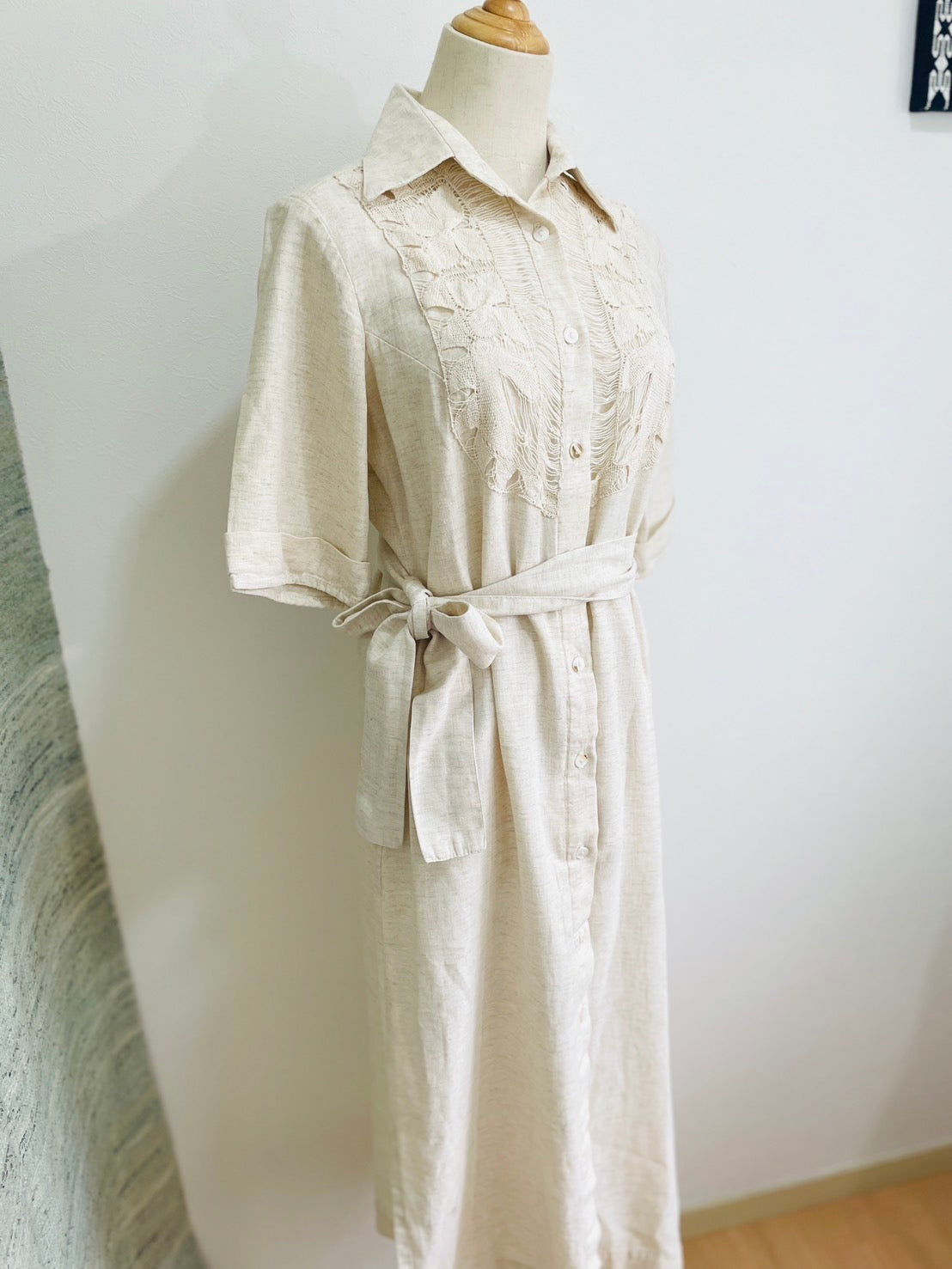 ニャンドゥティのシャツワンピース